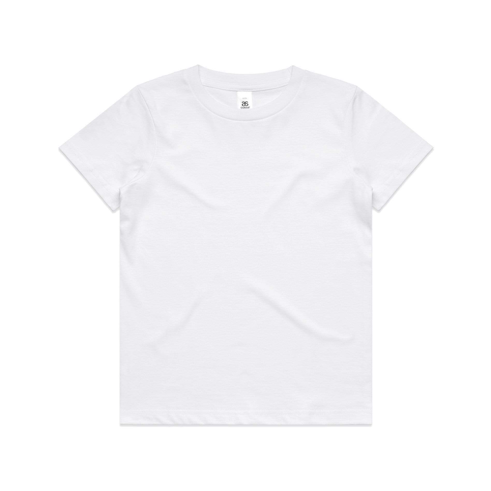 As Colour Youth tee 3006 Casual Wear As Colour WHITE 8Y 
